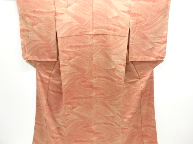 波模様小紋着物